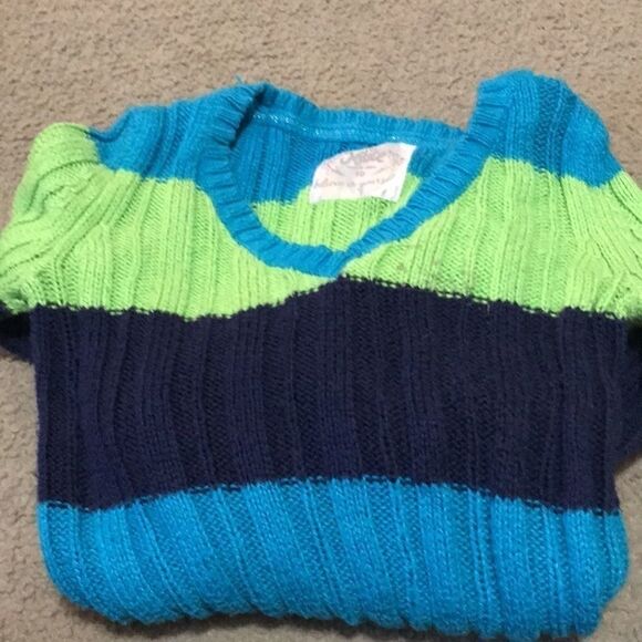 Justice Size 10 Long Sleeve V Neck Pullover Sweater - Picture 9 of 12